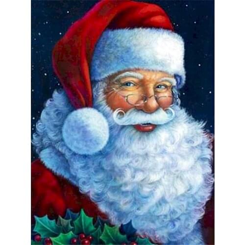 Gatyztory Frame Christmas Santa Claus DIY Painting By Numbers Handpainted Oil Painting Canvas Colouring Gift