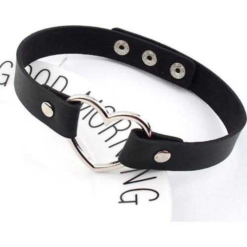 Женские кожаные чокеры HJUEY China At AliExpress