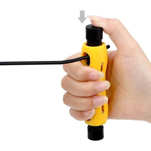 Cable Wire Stripper Stripping Tools Telephone Line Television Line Dual-purpose Peeling Pliers Automatic Coaxial