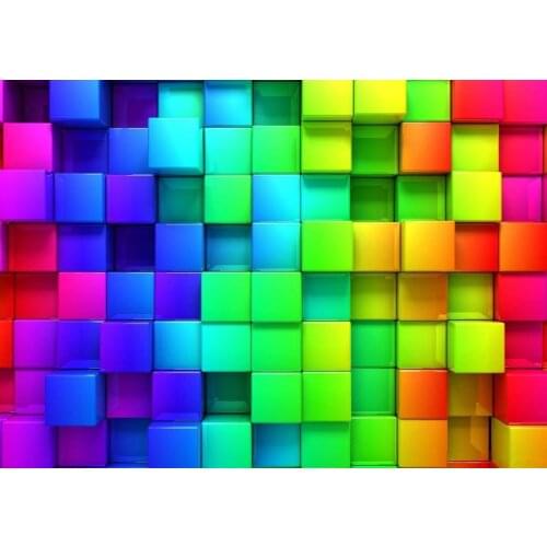 JMINE Div 5D Rainbow colorful wall Full Diamond Painting cross stitch kits art High Quality Scenic 3D paint by diamonds
