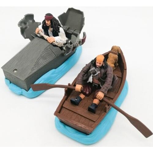 Disney Motorized Prison Escape Jack Sparrow Pirates of The Caribbean Dead Mans Chest Models Pintel Action Figure Toys Kids Gift