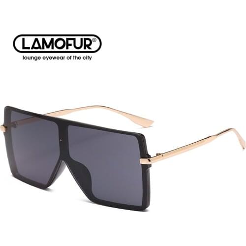 2021 New European and American Big Frame Conjoined Fashion Sunglasses Street Shooting Catwalk Fashion Sunglasses Female 309