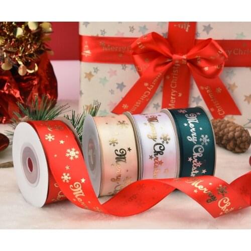 Christmas Ribbons Happy New Year Gifts Wrapping Christmas Gifts for 2022 New Year Christmas Decorations for Home Navidad Natale
