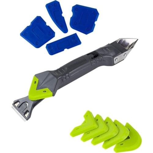 NEW Creative 5-In-1 Silicone Remover Caulk Finisher Sealant Smooth Scraper Grout Kit Tools spatula angle scraping seam tool