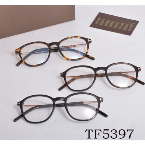 Tom For Optical Eyeglasses Frames Forde Fashion Small Face Women Men Reading Myopia Prescription TF5397 EyeGlasses With Case