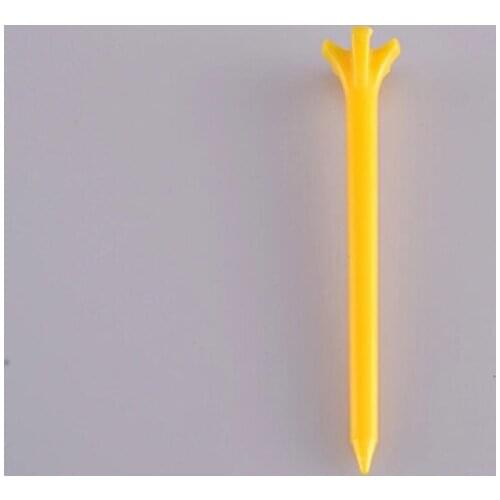 Plastic Golf Tees Professional Golf Accessories Tee System Length 68mm Plastic Pro Random Color 10 PCS Multicolor Wholesale