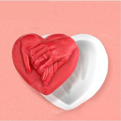 PRZY silicone Romantic DIY Valentine 's Day gift handmade soap candle cake decoration mold