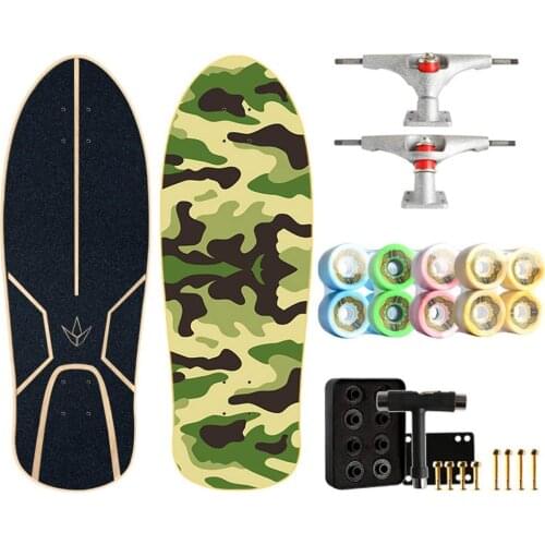Skateboard 29"X9.8", 7-Layer Maple Skateboard Womens Mini Skateboard Free Pedal Brush Street Skateboard Gift for Beginners