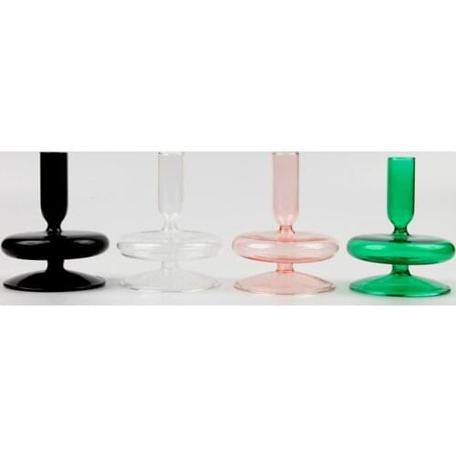 Glass Candle Holder Home Decoration Gifts for Valentines Day Wedding Thanksgiving Birthday Housewarming