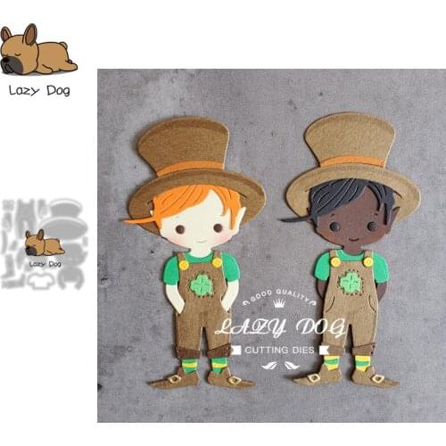 St. Patricks Day Metal Cutting Dies Scrapbooking Stencil DIY Mold Knife Craft Embossing Die Cuts Card Making New Dies For 2021