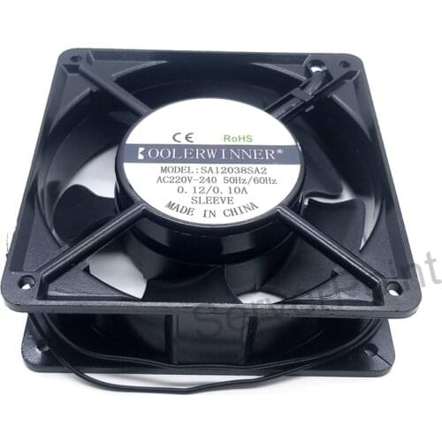 Original authentic for SPEEDY SA12038SA2 AC 240V 0.1A 120x120x38mm 2-wire Server Cooler Fan