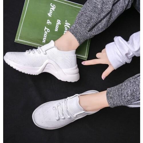 Tenis Feminino Women Tennis Shoes Tenis Blancos Outdoor Sport Shoes Jogging Walking Sock Sneakers Brand Design Basket Femme 3