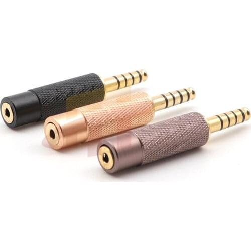 10pcs Type 4.4mm 4.4 Balanced Male To 2.5mm 2.5 TRRS Female Converter Headphone Earphone Adapter DIY For Sony PHA-2A TA-ZH1ES NW