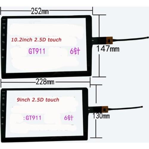 2.5D new touch screen digitizer CL-LXH-TPC820-10.1 HLX-10001 Leo113178 101PS0035A Car DVD Player GPS Navi touch screen panel