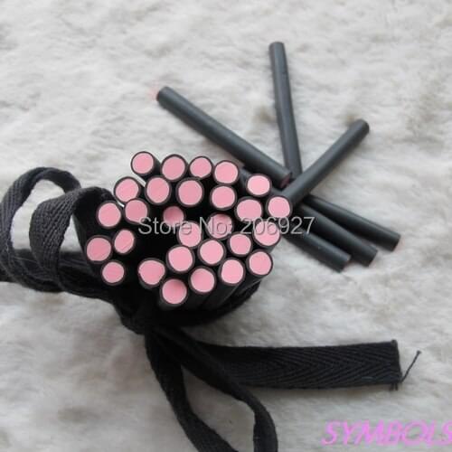 5pcs M-43 5mm Cute Round Cane Fancy Nail Art Polymer Clay Cane Nail Art Decoration