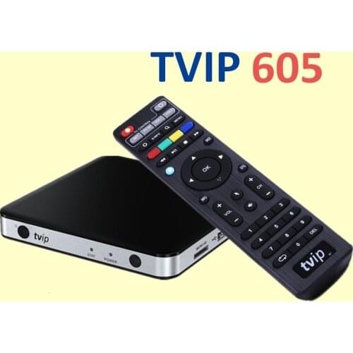 Free Gift Tvip605 Tv Box Linux Smart IPTV OTT Set Top Box Dual WiFi 4K Ultra UHD IP TV M3u TVIP Media Player