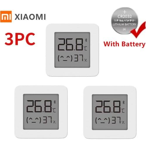 XIAOMI Mijia 3/2/1PCS Bluetooth Thermometer Wireless Smart Electric Digital Hygrometer Thermometer Work With Mijia APP