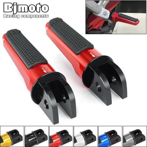 BJMOTO Foot Rest For SUZUKI DL250 V-STROM GSR750 GSR600 GSX-R750 GSX-R600 GSX-R100 SV650 Motorcycle Front Foot Pegs Pedal Bike