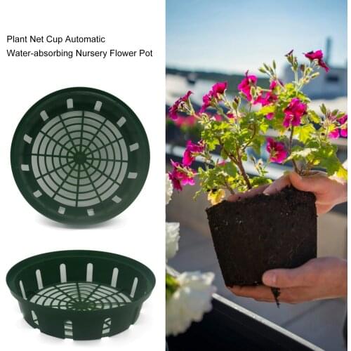 Soilless Culture Cup Hydroponic Liner Nursery Round Shape Flower Pot Sprouting Grower Basket Plant Aquatic Plant Nursery Net Cup
