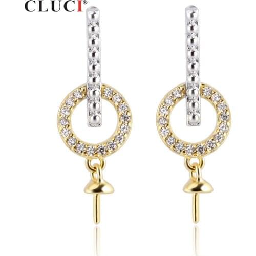 Женские золотые серьги CLUCI China At AliExpress