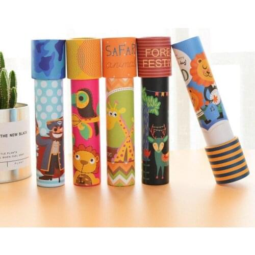 Kids Kaleidoscopes Toys Scalable Extended Rotation Kaleidoscope Fancy Color World Educational Toys for Children Kids Gifts