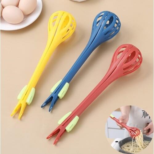Eco-Friendly Multifunctional Rotary Manual Egg Beater Mixer Mini Plastic Kitchen Egg Whisk Bake Tool Egg Agitator Silicone 1pcs
