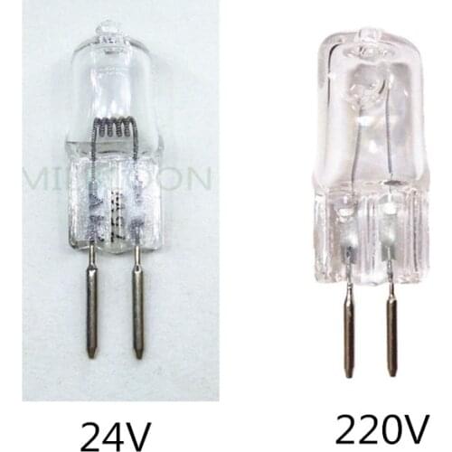5pcs G5.3 12V halogen bulb 20w 35w 50w 75w g5.3 24v halogen bulb 35w 50w g5.3 220v halogen bulb 12v g5.3 75w 220v g5.3 24v g5.3