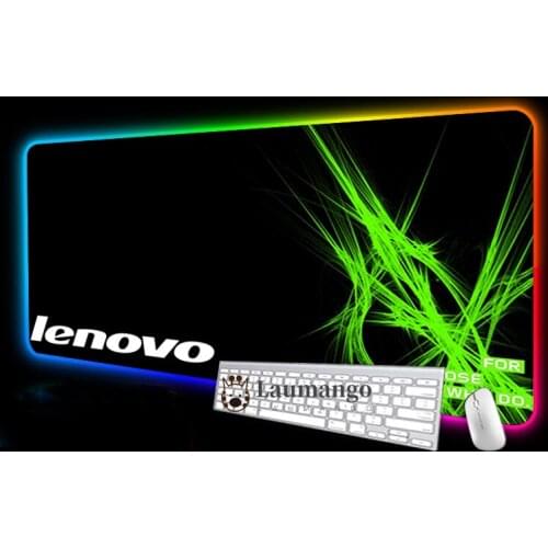 RGB Mouse Pad Gamer Desk Keyboard Gaming Backlit Mat Computer With Backlight Accessories Table Pads Cool Lenovo Mousepad