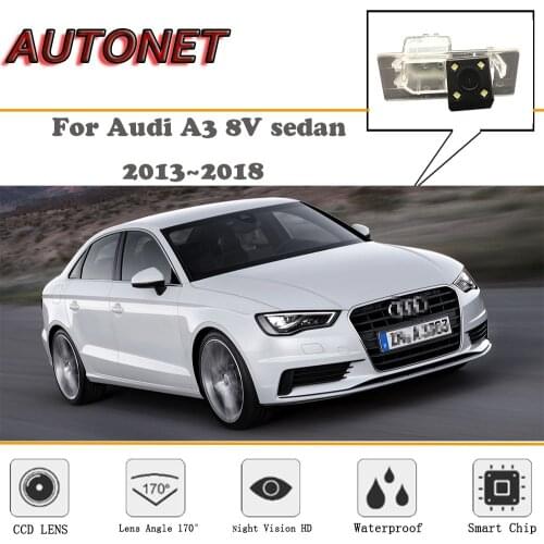 AUTONET Rear View camera For Audi A3 8V sedan 2013~2018/CCD/Night Vision/Reverse Camera/Backup Camera/license plate camera