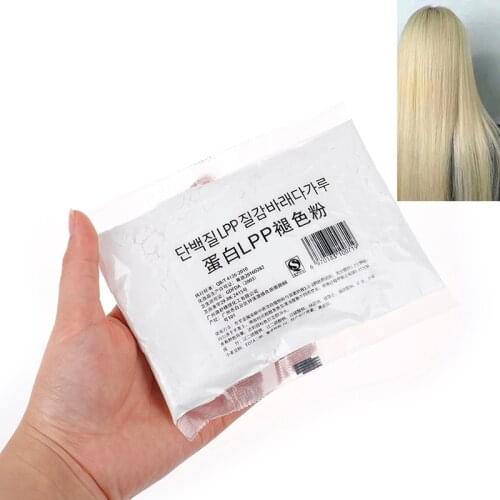 100g Korean Raw Material LPP Protein Fading Powder Cream Bleaching Hair Hair Bleaching Powder Whitening Agent Hair Dye Lightener