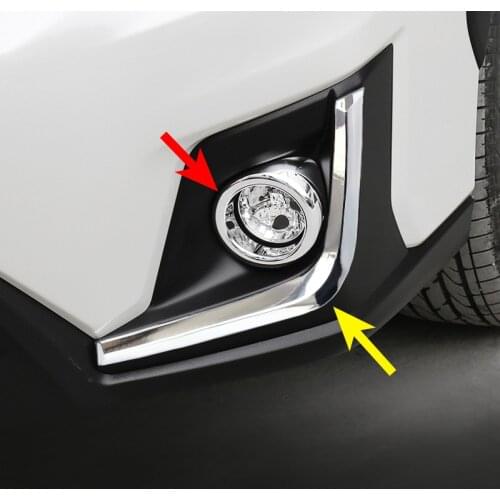 Fog Light Cover + Eyebrow For Subaru Crosstrek XV 2018 2019 2020 Accessories