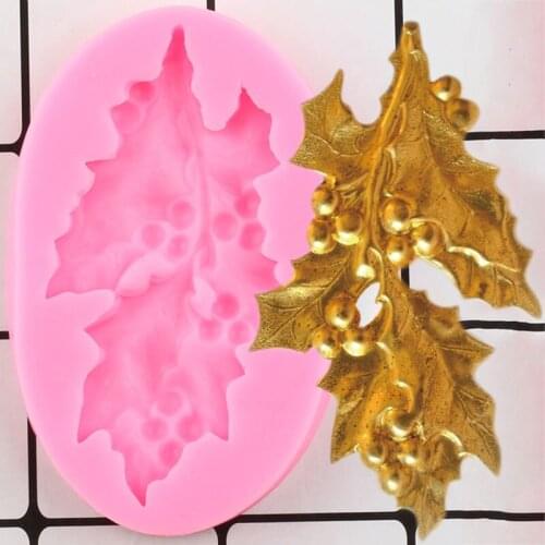Leaf Silicone Mold Leaves Cupcake Topper Fondant Cake Decorating Tools Chocolate Gumpaste Moulds Candy Resin Clay Molds