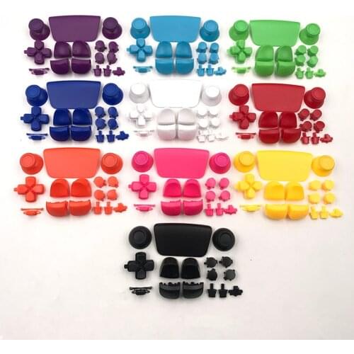 Full Set ButtonThumbstick Dpad R1 L1 R2 L2 Direction Key ABXY Buttons For Sony PlayStation Dualshock 5 PS5 Controller