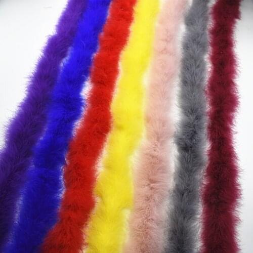 Fluffy Turkey Marabou Feather Boa Trim Soft Shawl Wedding Costume Decoration Scarf Feathers for Crafts Wedding Feathers Plumes
