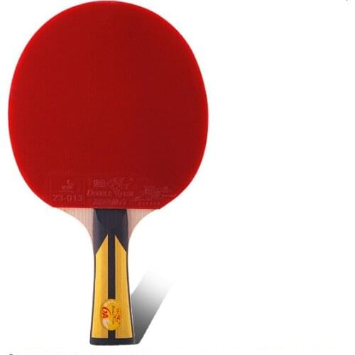 Double fish advance 6AC 6stars table tennis finished rackets paddle 5 Ply pure wood racquet fast attack with loop ITTF approved