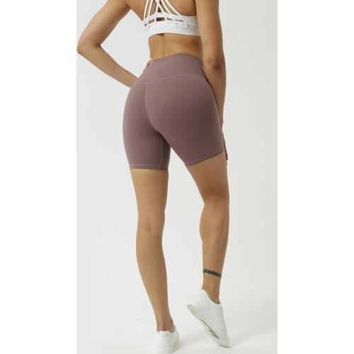 High Waist Tummy Control Workout Yoga Shorts Black Compression Athletic Bike Running Shorts Slim Stretch Gym Tights Womens 8