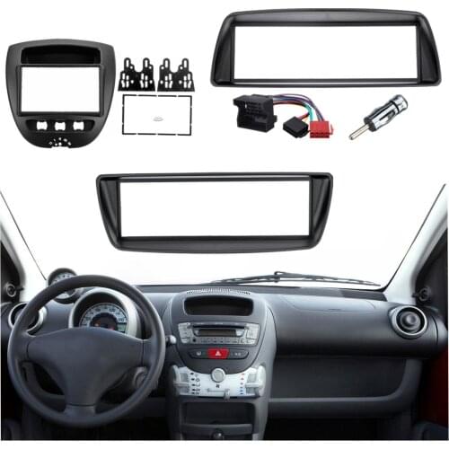 Car Stereo Radio Fascia Panel Plate Frame CD Panel Dashboard Audio Frame for Toyota Aygo for Citroen C1 for Peugeot 107