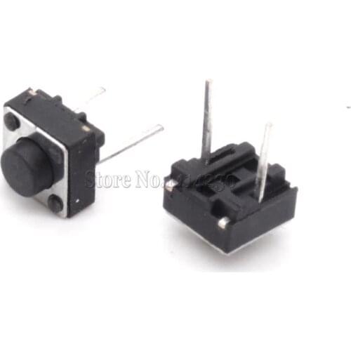 20Pcs Middle 2 pins 6*6*5 mm Switch Tactile Push Button Switches 6x6x5mm