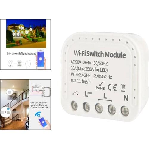 Smart Dimmer Plug Outdoor Dimmer Works with Alexa and Google Assistant, WiFi Outlet Remote Control, Max Power 230W