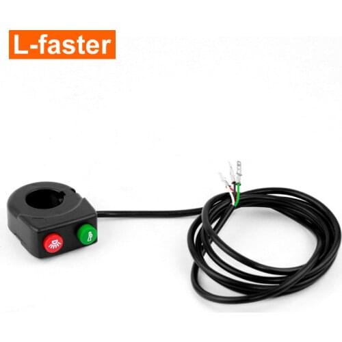 Electric Double Button Switch Electric Motorcycle Multifunction Button Switch E-scooter Horn Switch And Light Switch Integrated