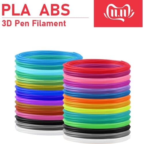 3d pen printer ABS / PLA filament ,diameter 1.75mm plastic filament abs / pla plastic 20 colors ,Safety No pollution