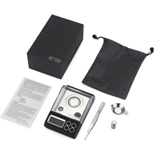 YU-NIYUT 30g/0.001g High Precision Professional Digital Milligram Scale Mini Electronic Balance Powder Scale Gold Jewelry Carat