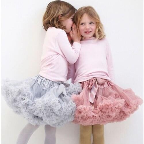 Baby Girl Tutu Skirt Kids Princess Tulle Skirts Summer Children Party Skirt Girls Ballet Dance Pettiskirt Adult Tutu Clothes