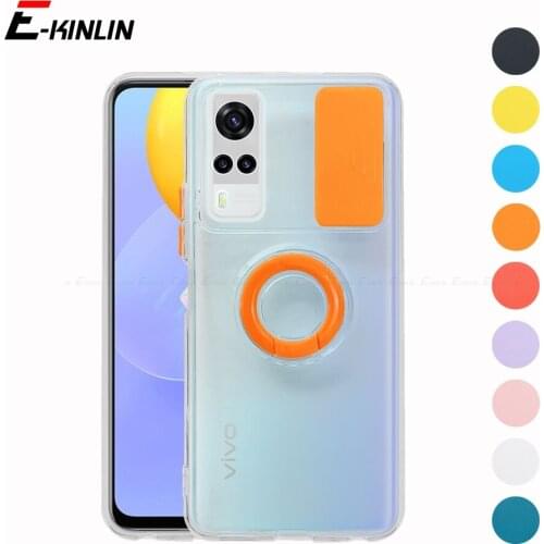 Candy Color Camera Protection Push Window Back Cover For Vivo Y53s Y31 Y51 Y51A Y20i Y30i Y30 Y50 Y20s G Y20 TPU Phone Case