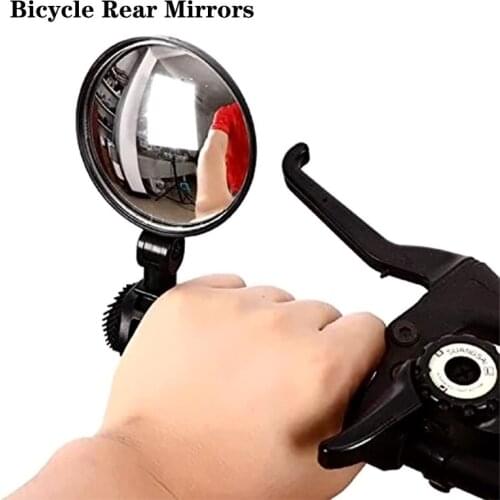 1PC Bike Rearview Mirror for 15-35mm MTB Road Bike 360 Degree Rotation Bicycle Rear Mirrors Mountain Bike Handlebar Mirror