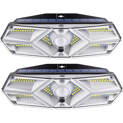 104 LED Solar Wall Light Outdoor Street Lamps PIR Motion Sensor Waterproof Garden Solar Lamps For Patio Yard Path Lighting