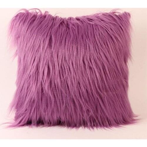 42 sofa decorative cushions Plush Furry Cushion Throw Pillow Home Bed Room Sofa Decor