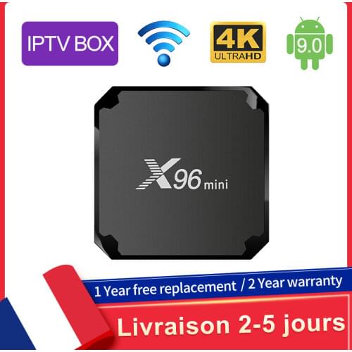 SUBTV 4K X96mini IPTV Box Android 9.0 TV BOX Amlogic S905W 1+8G 2+16G H.265 Media Player X96 Mini IPTV Box Ship From France