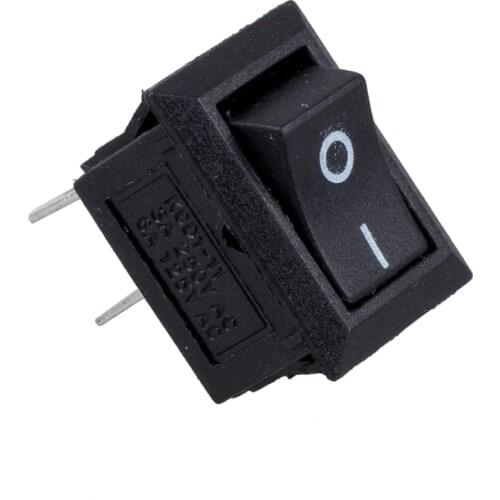 5 x AC 250V 3A 2 Pin ON/OFF I/O SPST Snap in Mini Boat Rocker Switch