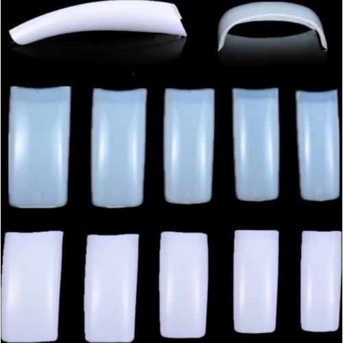 500pcs tips with 10 sizes False French Full Nail Art Artificial Acrylic Gel UV Manicure Design Set DIY Tool